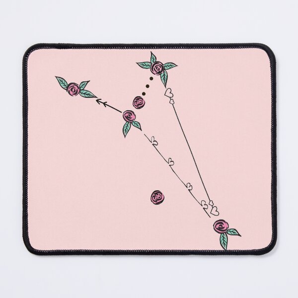 Item preview, Octans (Octant) Constellation Roses and Hearts Doodle designed and sold by EndlessDoodles.