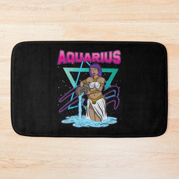 Item preview, Aquarius Girl Unique Retro Mermaid Art Zodiac Sign Birthday  designed and sold by Luxurious796.
