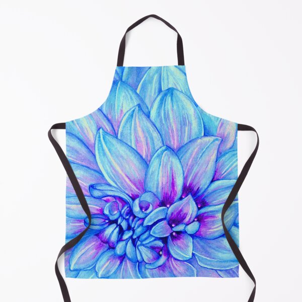 Item preview, Chrysanthemum in Blue designed and sold by Katrina Reynolds.