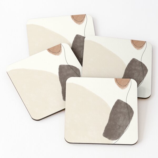 Item preview, Mid Century Minimalist Oil Painting - 2 designed and sold by thedustyshelves.