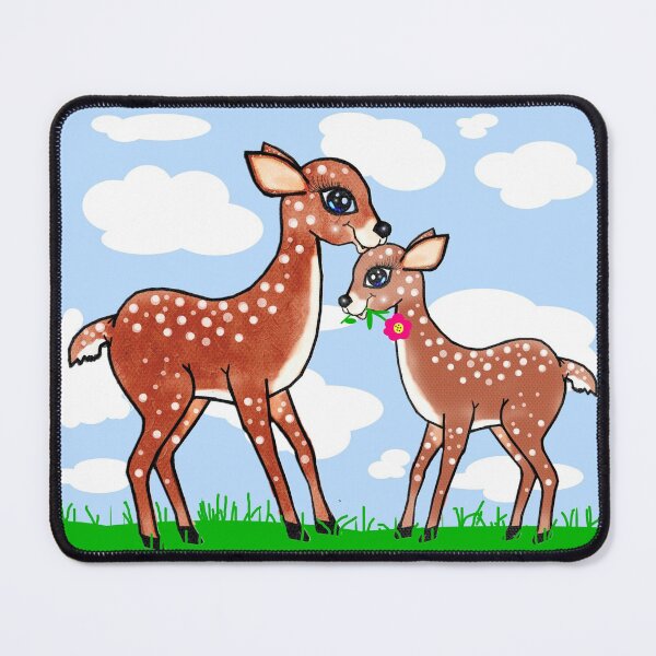 Item preview, Sika deers - Mother's love designed and sold by Shirley cute art .