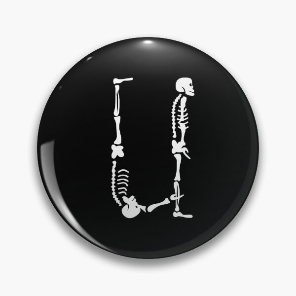 Item preview, Skulls doing yoga initial monogram U designed and sold by Rajeev  Singh.