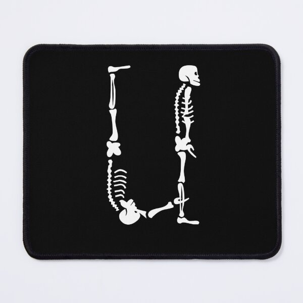Item preview, Skulls doing yoga initial monogram U designed and sold by Rajeev  Singh.