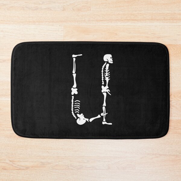 Item preview, Skulls doing yoga initial monogram U designed and sold by Rajeev  Singh.