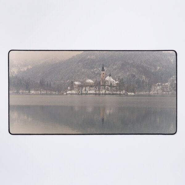 Item preview, Bled Island On A Wintry Day designed and sold by rawshutterbug.