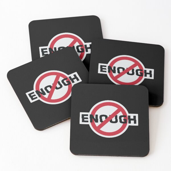 Item preview, ENOUGH Stop Sign designed and sold by MHich.