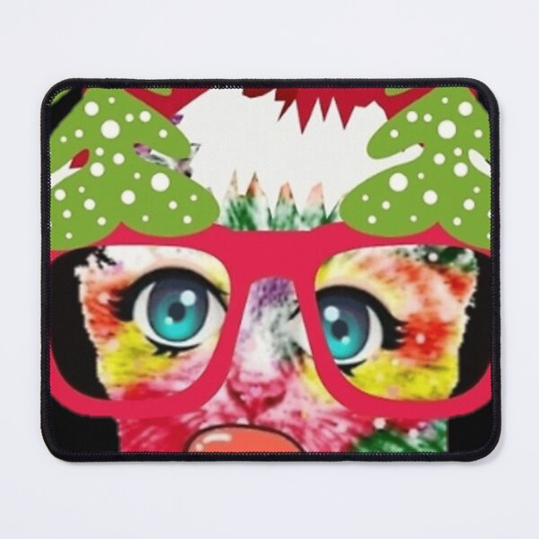Item preview, Rainbow Christmas cat designed and sold by Rritu.