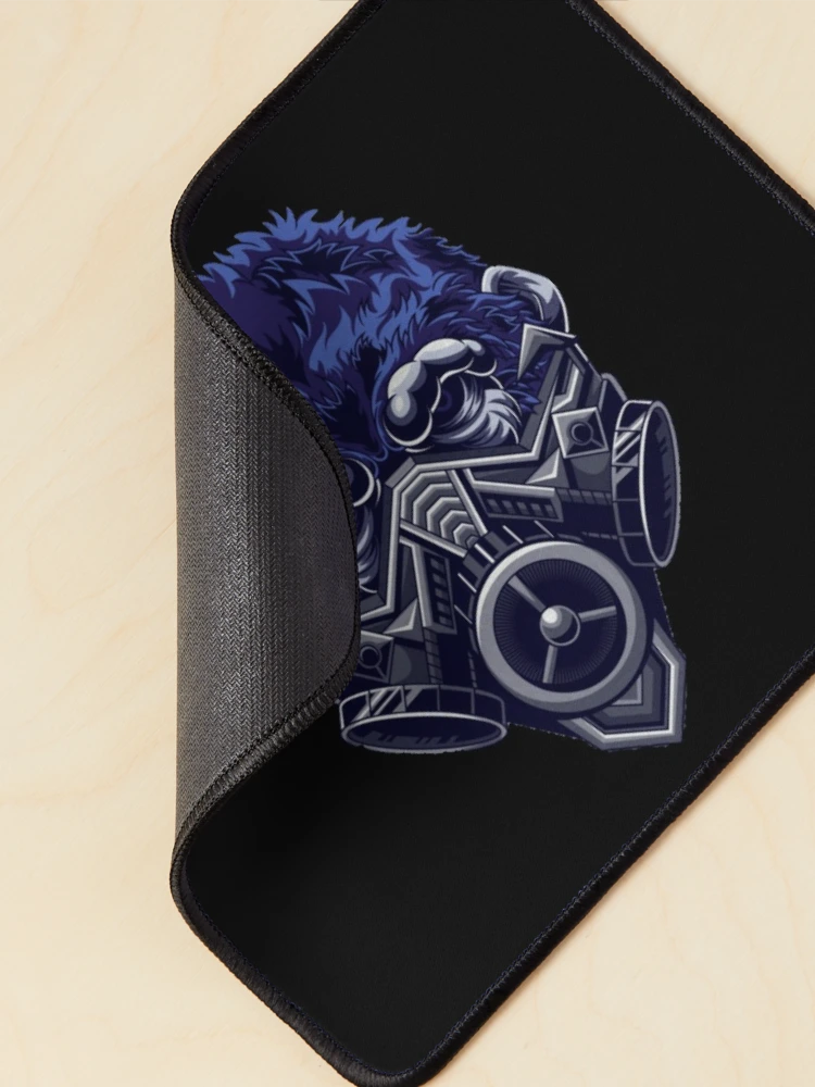 Thumbnail 2 of 5, Mouse Pad, Masked chimp designed and sold by Rakos-Merch.