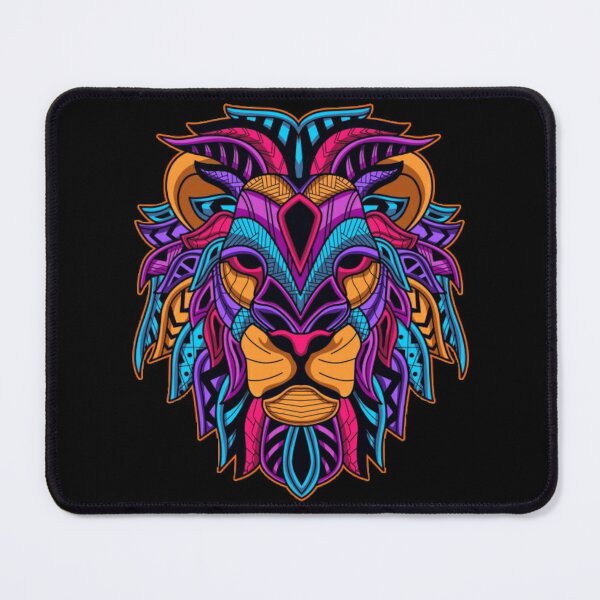 Item preview, Neon coloured lion designed and sold by Rakos-Merch.