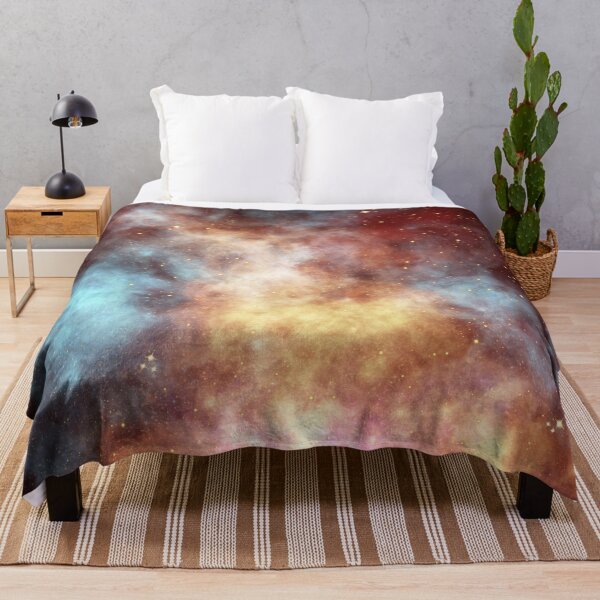 Item preview, Blue Yellow Celestial Space Nebulas & Stars Aesthetic Style designed and sold by teeworthy.