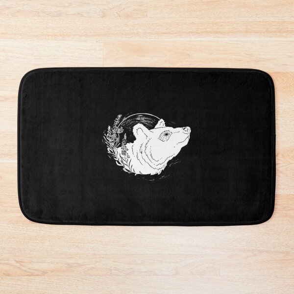 Item preview, Summer Black Bear white on black| Perfect Gift designed and sold by cmindyo.