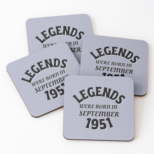 Item preview, Legends Were Born in September 1951 A Great Birthday Gift designed and sold by NelleD.