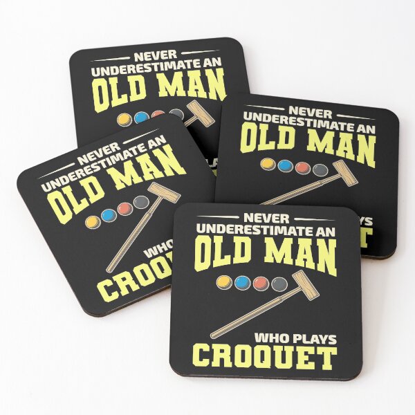 Item preview, Croquet Player Dad Papa Grandpa Fathers day Funny designed and sold by CuteDesigns1.