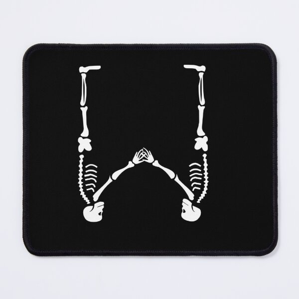 Item preview, Skulls doing yoga initial monogram W designed and sold by Rajeev  Singh.
