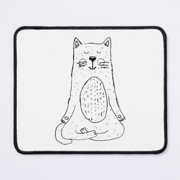 Item preview, Meditating Cat designed and sold by NobodysHero.