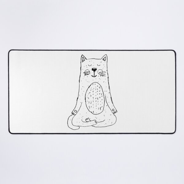 Item preview, Meditating Cat designed and sold by NobodysHero.