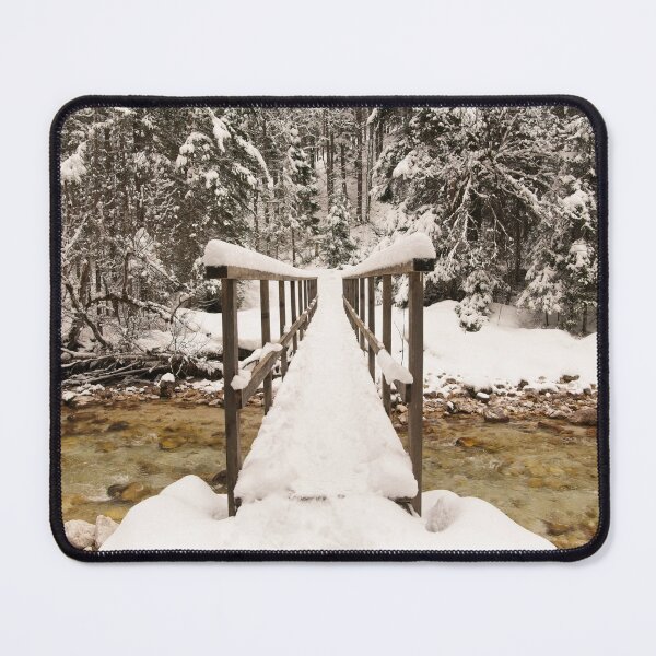 Item preview, Pericnik Falls Snowy Bridge designed and sold by rawshutterbug.