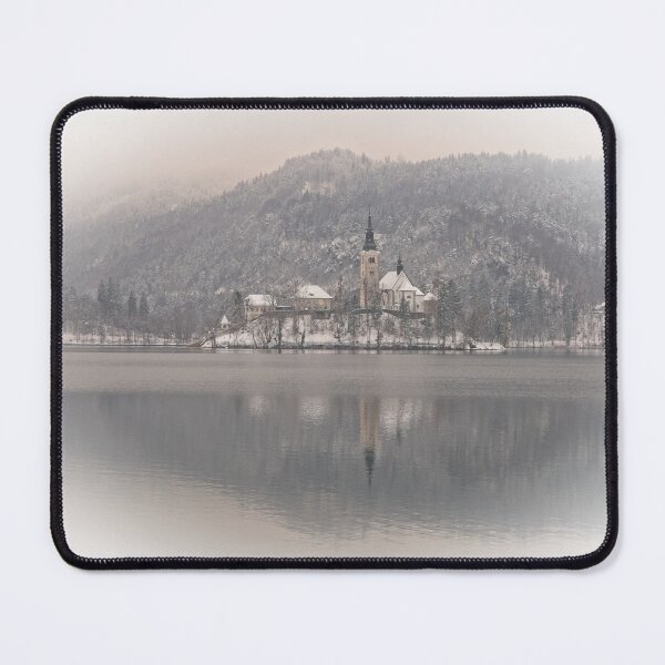 Item preview, Wintry Bled Island designed and sold by rawshutterbug.