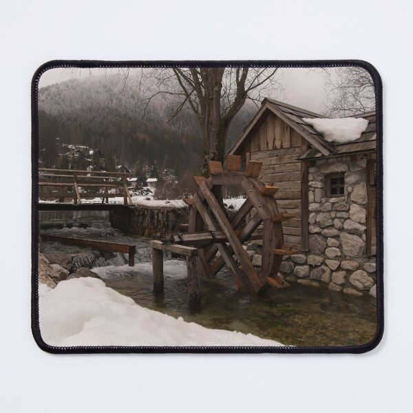 Item preview, Winter Water Mill At Lake Jasna designed and sold by rawshutterbug.