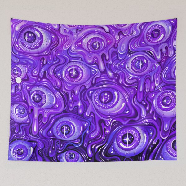 Item preview, Purple Eyeball pattern designed and sold by Bethany  Dobson.