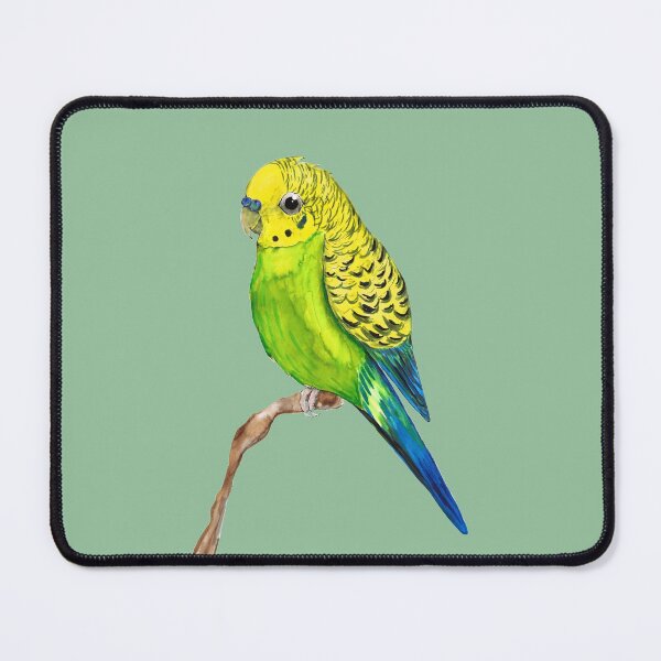 Item preview, Cute green budgie designed and sold by Bwiselizzy.