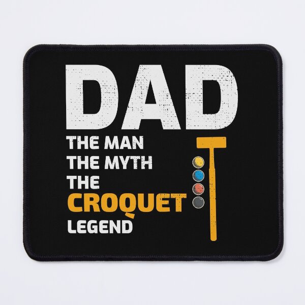 Item preview, Croquet Dad Papa Fathers day Funny designed and sold by CuteDesigns1.