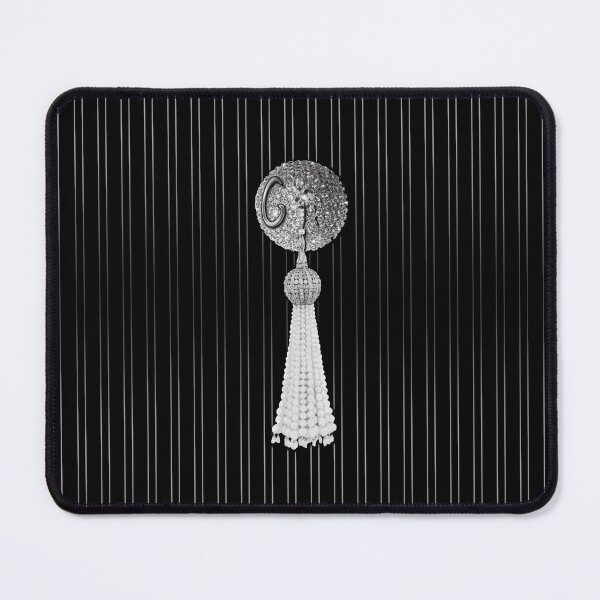 Item preview, Monogram C - Burlesque Pastie Tassel Silver designed and sold by Xarah.