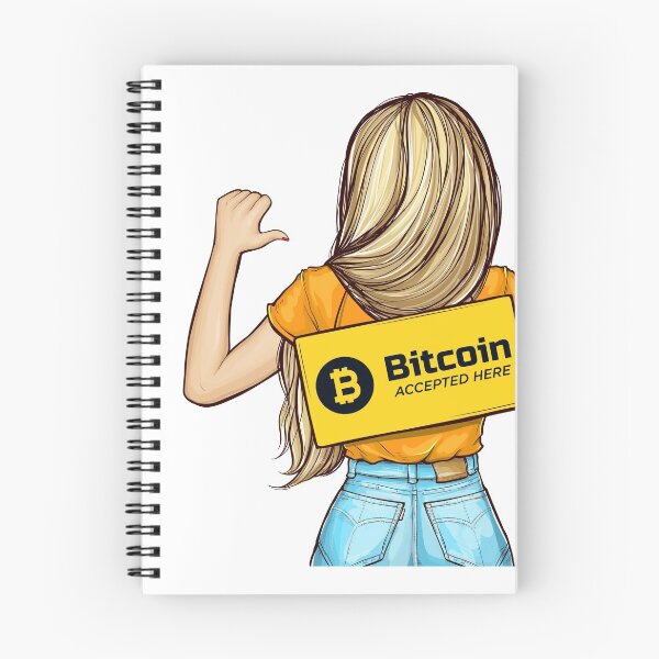 Aperçu de l'œuvre Bitcoin Accepted Here créée et vendue par cryptomining.