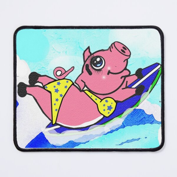 Item preview, Pig surfer  designed and sold by Shirley cute art .