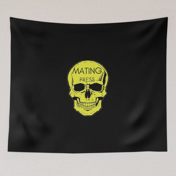 Item preview, Mating press meme skull skeleton head designed and sold by nasani.