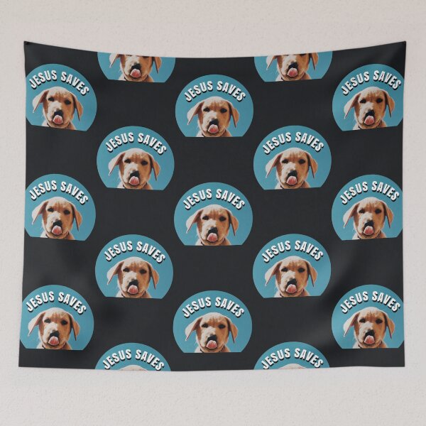 Item preview, Jesus Saves Dawg designed and sold by EliapsJackson.