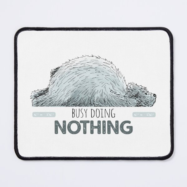 Item preview, Busy doing nothing sleeping polar bear designed and sold by Between Clouds.