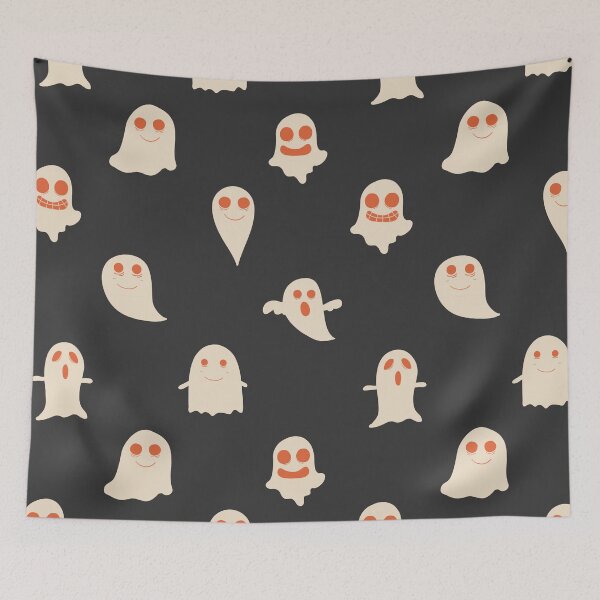 Item preview, Halloween Cute Ghost Pattern designed and sold by I Love Space.
