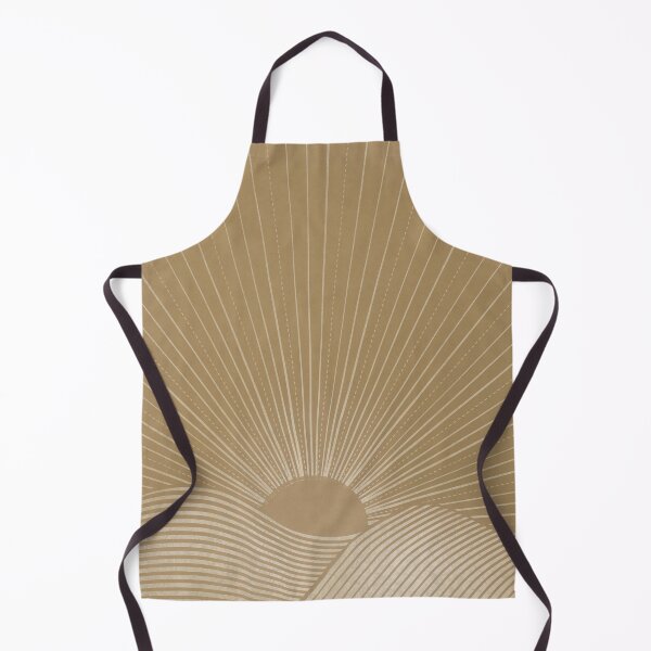 Item preview, Radiant Sun - gold and cream minimal landscape designed and sold by misentangled.