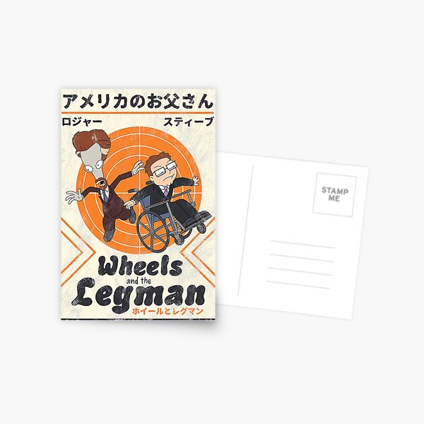 Item preview, American Dad Wheels And The Legman designed and sold by BlasengameEain.