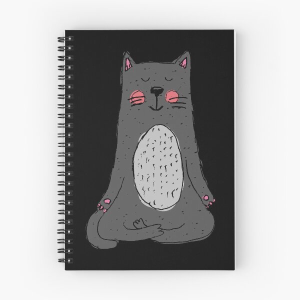 Item preview, Cute Cat Meditating designed and sold by NobodysHero.