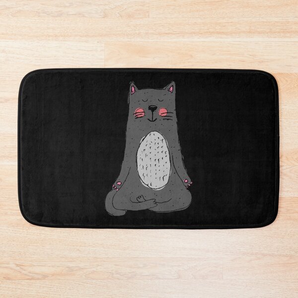 Item preview, Cute Cat Meditating designed and sold by NobodysHero.