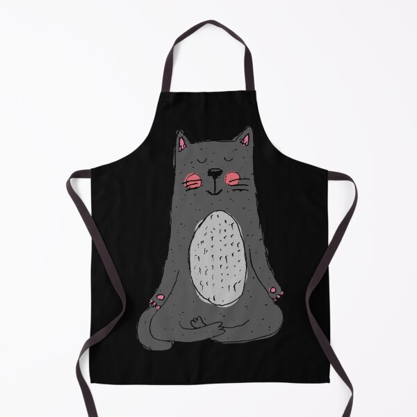 Item preview, Cute Cat Meditating designed and sold by NobodysHero.