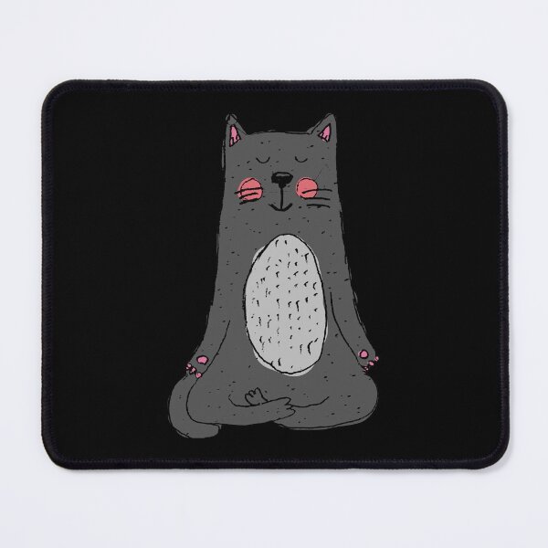 Item preview, Cute Cat Meditating designed and sold by NobodysHero.