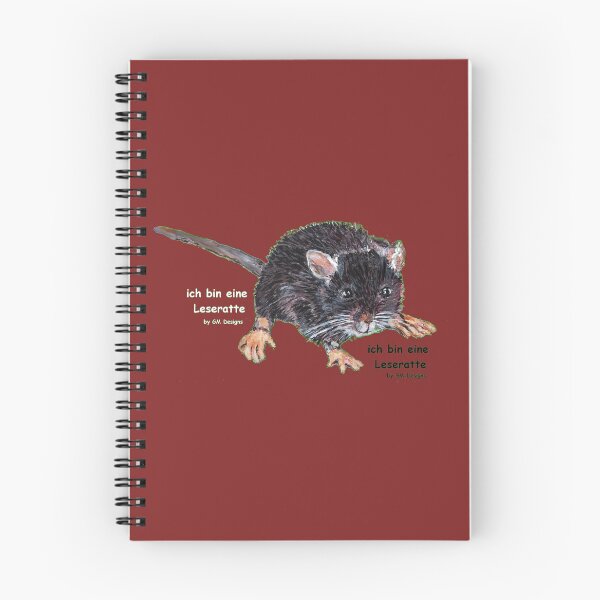 Item preview, Bookworm Rat by GM Designs Book Reading Pet City Gift designed and sold by G-M-Designs.