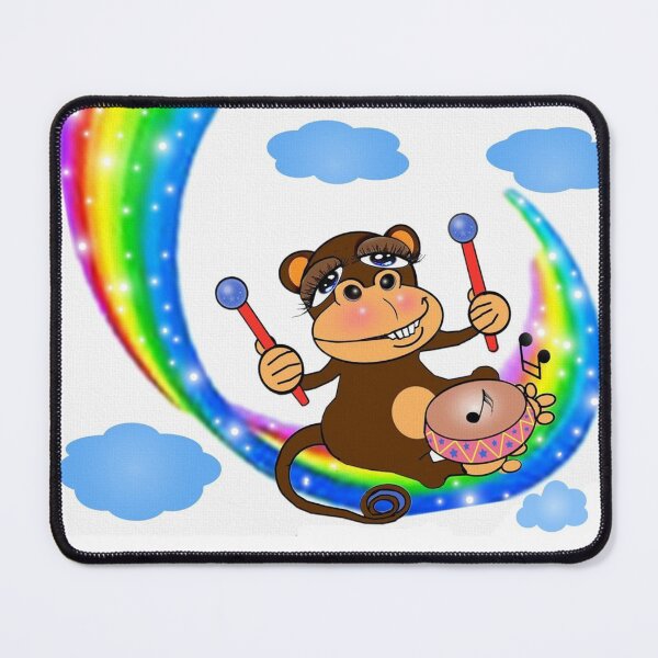 Item preview, The Monkey likes beating drum designed and sold by Shirley cute art .