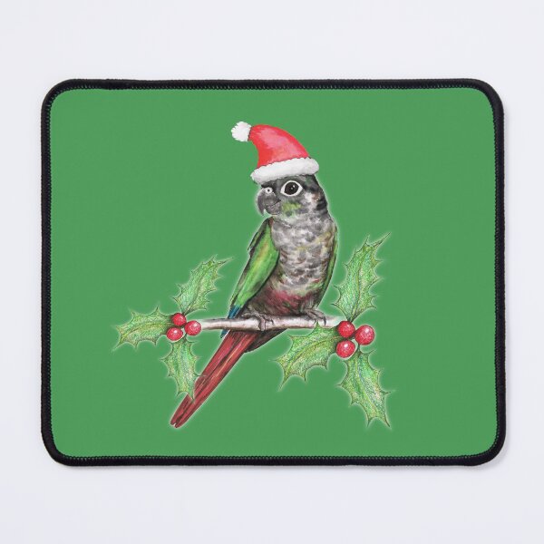 Item preview, Christmas green cheeked conure  designed and sold by Bwiselizzy.