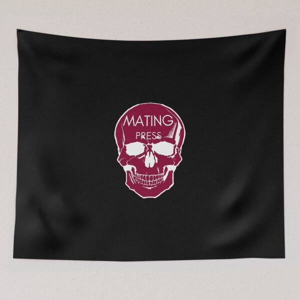 Item preview,  Mating press meme skull skeleton head designed and sold by nasani.