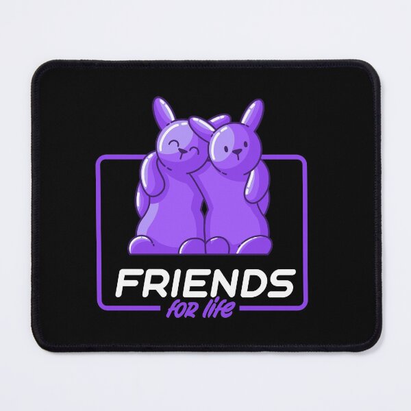Item preview, Friends for life purple gummy bunnies designed and sold by Between Clouds.