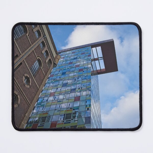 Item preview, Colourful Building At The Media Harbour designed and sold by rawshutterbug.
