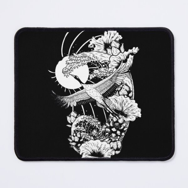 Item preview, Crane with lotus designed and sold by Rakos-Merch.
