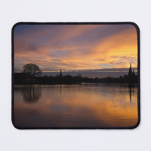 Item preview, Sunset At Lichfield Cathedral designed and sold by rawshutterbug.