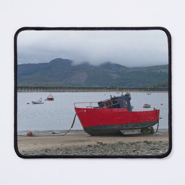 Item preview, Red Boat On The Barmoth Beach designed and sold by rawshutterbug.