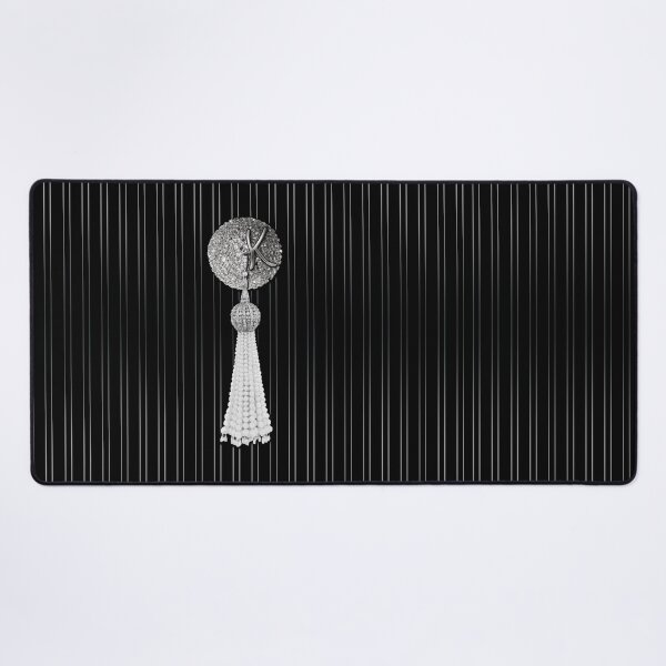 Item preview, Burlesque pastie tassel silver - letter K designed and sold by Xarah.