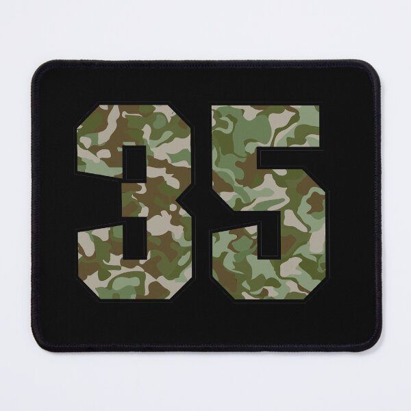 Item preview, Army Camouflage Number Thirty-Five Soldiers Lucky Number 35 designed and sold by Urosek.